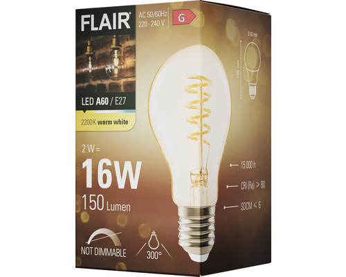 Balení žárovky Flair LED A60 E27