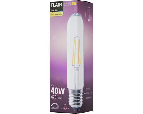 Žárovka FLAIR LED T32 E27, 4 W, 470 lumenů