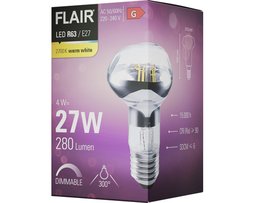 Žárovka FLAIR LED R63 E27 v obalu