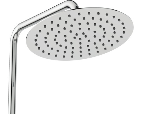 Kulatá sprchová hlavice z kovu