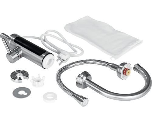 Elektrický průtokový ohřívač s příslušenstvím