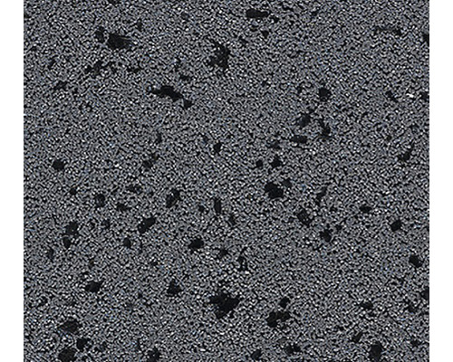 Detail tmavé pracovní desky se skvrnitým povrchem.