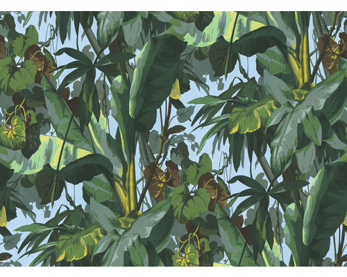 Tropická tapeta s rostlinnými motivy