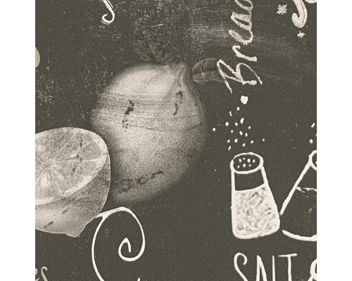 Obrázek s citrony, solničkami a nápisem chléb a sůl