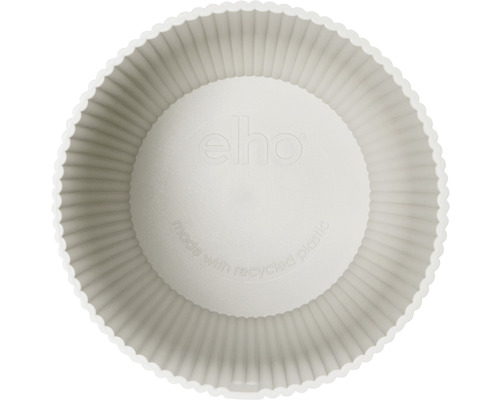 Květináč Eho z recyklovaného plastu, pohled zevnitř