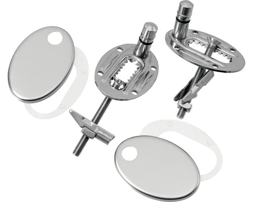 Upevňovací sada pro WC sedátka z kovu