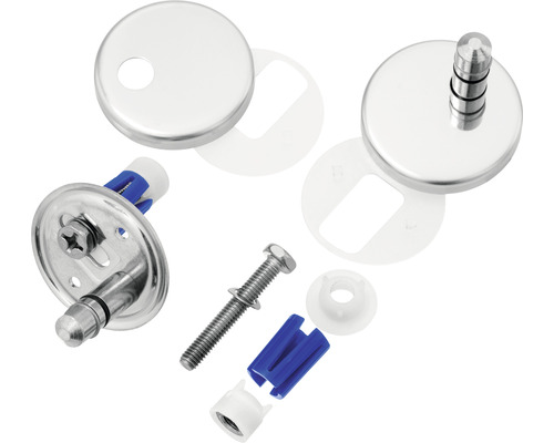 Upevňovací sada pro WC sedátka se šrouby a krytkami