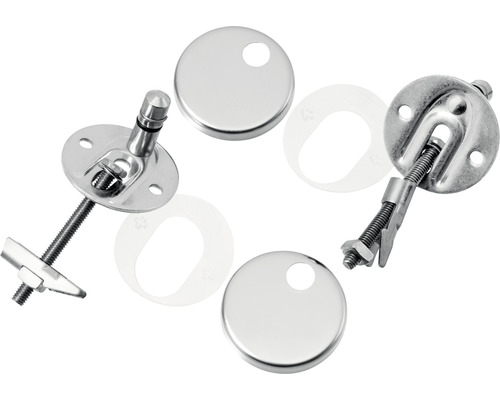 Upevňovací sada WC sedátka z kovu