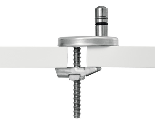 Kovová upevňovací svorka pro pracovní desky