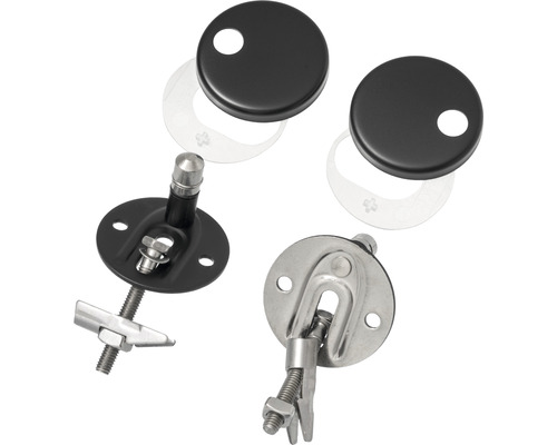 Upevňovací sada pro umyvadlo včetně růžic