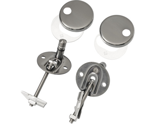 Upevňovací sada WC sedátka z kovu