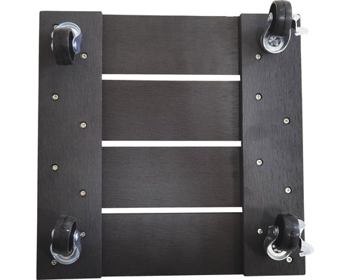 Dřevěný vozík na nábytek se čtyřmi kolečky