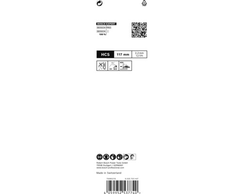 Informace o pilovém listu Bosch Expert