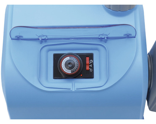 Časovač na bazénovém zařízení pro řízení provozní doby.