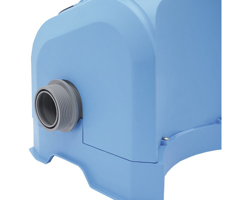 Detailní pohled na bazénové čerpadlo se závitovým připojením