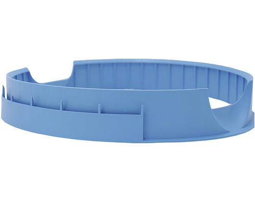 Modrá vložka do záchodového prkénka z plastu