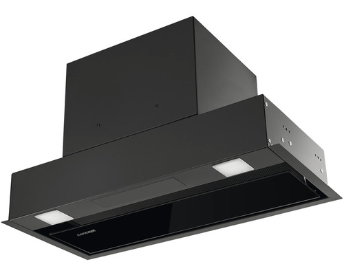 Černý odsavač par do kuchyně