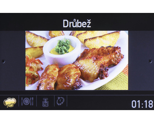 Obrázek kuřecího pokrmu s bramborami a omáčkou