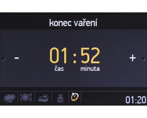 Displej s časovačem pro vaření
