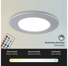 Stmívatelné LED stropní svítidlo s dálkovým ovládáním pro nastavení teploty barev