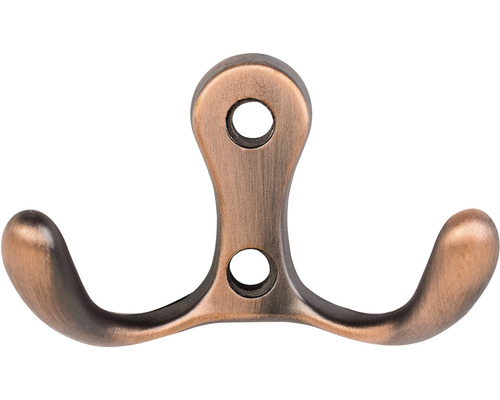 Dvojitý nástěnný hák z kovu pro zavěšení předmětů