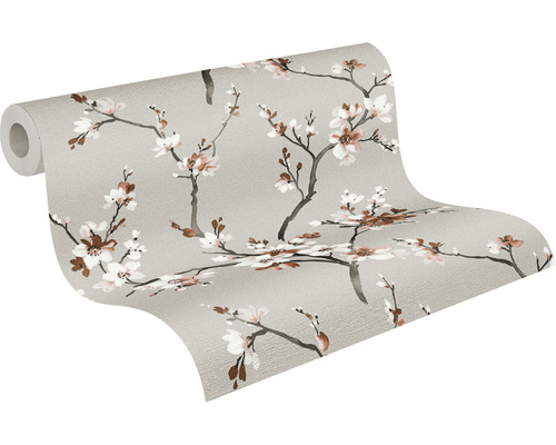 Role tapety s květinovým vzorem