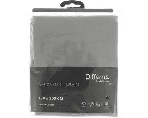 Sprchový závěs Differnz 180 x 200 cm z polyesteru v balení
