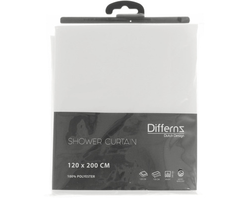 Sprchový závěs Differnz z polyesteru, 120 x 200 centimetrů, vodoodpudivý