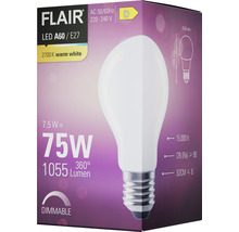 LED žárovka FLAIR A60 E27 / 7,5W (75W) 1055lm 2700K