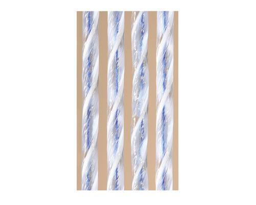 Obrázek čtyř plastových opletených kabelů