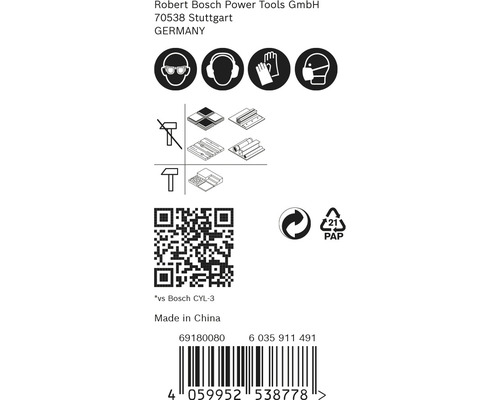 Bezpečnostní pokyny a podrobnosti o produktu Robert Bosch Power Tools