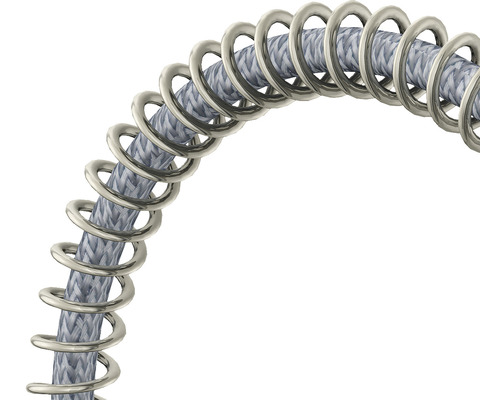 Ohebná sprchová hadice se spirálou