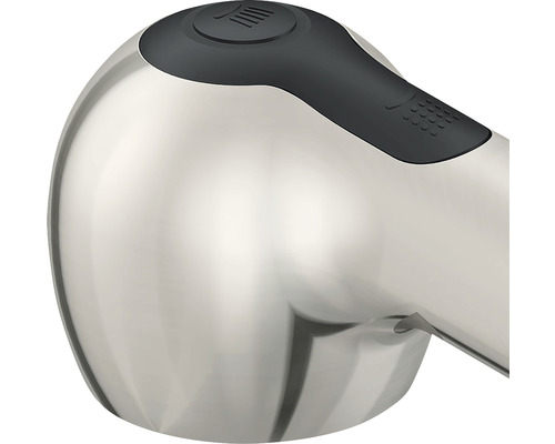 Kovová ruční sprcha s přepínáním druhů proudu