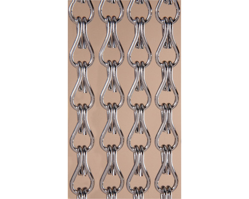 Kovový řetězový závěs s tvarem kapky