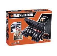 Gola sada Black Decker 1/4", 33 dílů