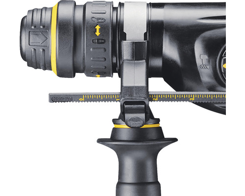 Detail vrtačky s hloubkovým dorazem