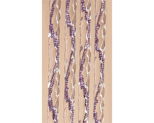 Skleněné rampouchy s dekorem