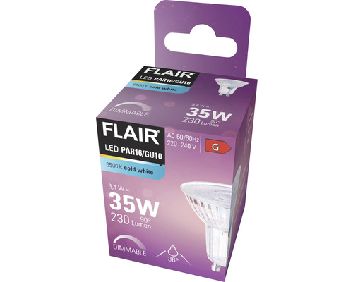 LED žárovka Flair PAR16/GU10 v balení