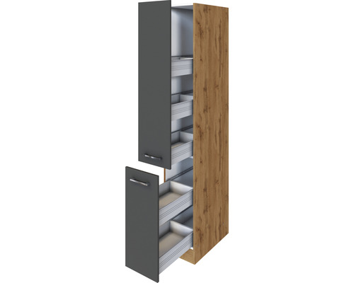 Kuchyňská skříňka s výsuvy pro skladování potravin