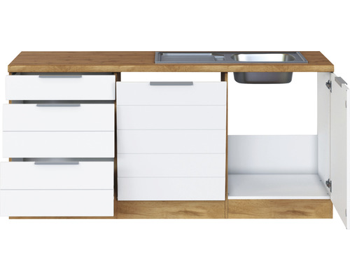 Kuchyňská linka s dřezem, zásuvkami a skříňkou