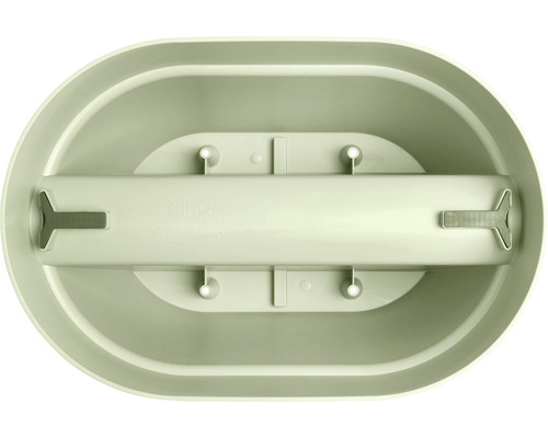 Oválný plastový květináč se zavlažovacím systémem