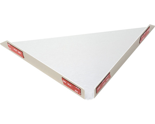 Trojúhelníková nástěnná police s lepicími proužky