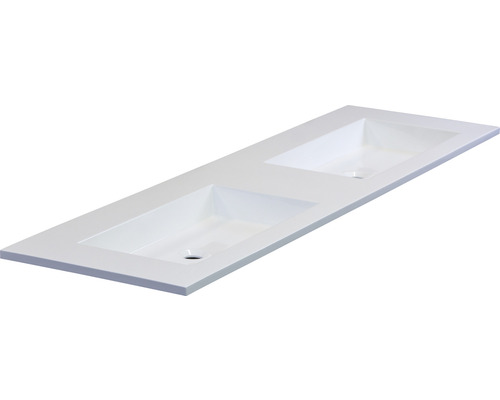 Dvojité umyvadlo z litého minerálu