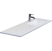 Umyvadlová deska s umyvadlem na desku a baterií