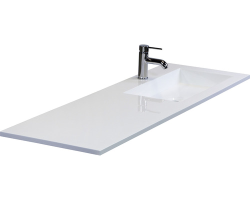 Umyvadlová deska s umyvadlem na desku a baterií