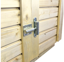 Přístřešek na popelnice Bertilo Woodline Bike 202 x 106 cm antracit