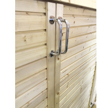 Přístřešek na popelnice Bertilo Woodline Bike 202 x 106 cm antracit