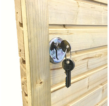 Přístřešek na popelnice Bertilo Woodline Bike 202 x 106 cm antracit