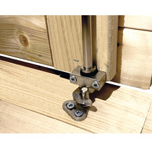 Přístřešek na popelnice Bertilo Woodline Bike 202 x 106 cm antracit