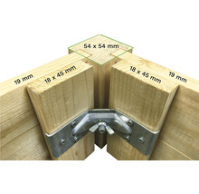 Přístřešek na popelnice Bertilo Woodline Bike 202 x 106 cm antracit